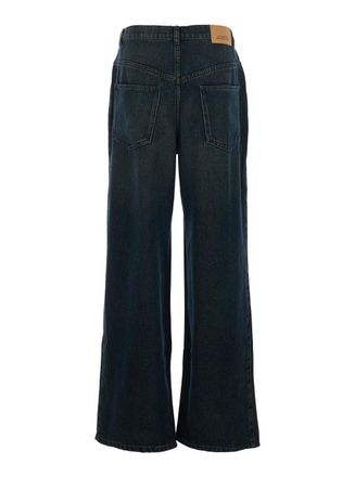 Isabel Marant Womens Jeans Rodayna Blue Denim Lyocell