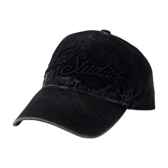 Acne Studios C40416-900 Cotton Baseball Cap - Black