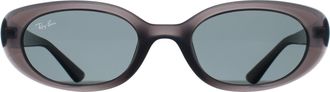 Ray-Ban Oval Womens Transparent Grey Dark RB4441D - One Size