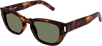 Saint Laurent SL 601 002 Mens Sunglasses Tortoiseshell Size 51 - Free RX Lenses - Free RX Lenses