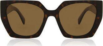 Prada PR 15WS Polarized 2AU5Y1 Womens Sunglasses Tortoiseshell Size 54