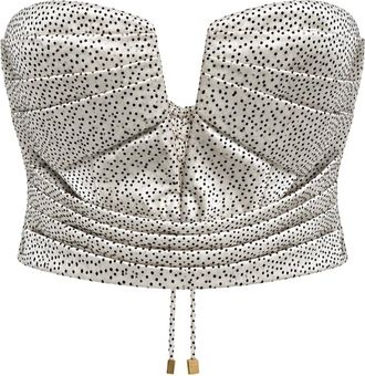 Elisabetta Franchi Tops, Dames, Wit, L, Mouwloze Top