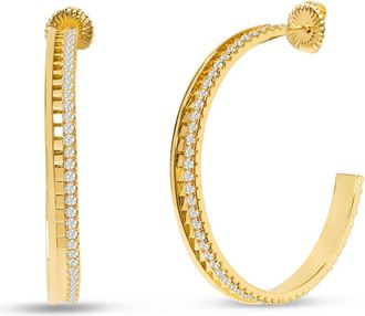 Bruno Magli Viviana Gold Hoop Earrings