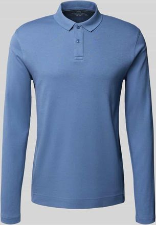 Christian Berg Regular Fit Poloshirt mit Knopfleiste in Jeansblau, Größe 3XL