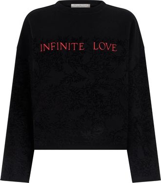 Philosophy di Lorenzo Serafini Hoodies & sweatvesten, Dames, Zwart, S, Katoen, Logo Sweatshirt