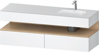Duravit Qatego Lavabo Encastrado Con Base De Lavabo Consola, - Duravit
