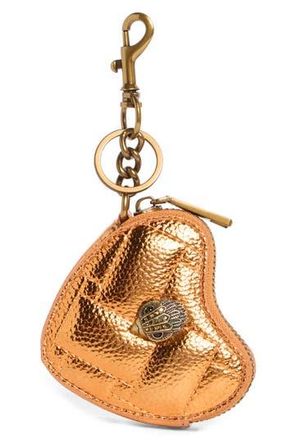 Kurt Geiger Heart Bag Charm in Orange at Nordstrom Rack