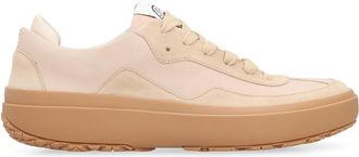 Canada Goose Womens Ossington Low-Top Sneakers Pink Leather Trainers