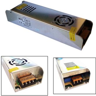 Trade Shop Trade Shop Traesio - Trade Shop - Trasformatore Alimentatore Stabilizzato Slim 220v-12v 30a 360w Trimmer 30a 12v