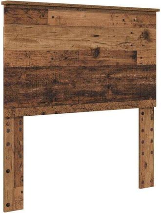 vidaXL Headboard with Headboard Old Wood 90 cm Engineered wood vidaXL
