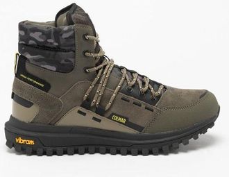 Colmar Green Leather Ankle Mens Boots