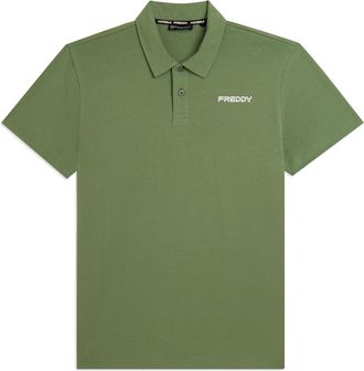 Freddy Polo in heavy jersey stretch con logo