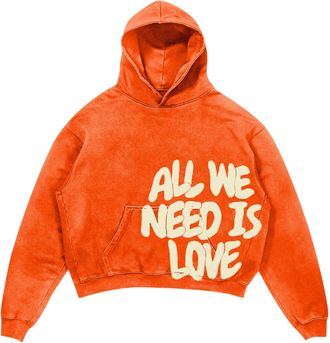 Generic 2025 Mens Oversized Graphic Tees Streetwear Baggy Shirts Wash Tshirt Shirt Men House Slipper Sock (Orange, M)