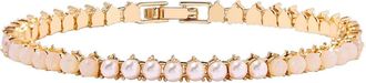 Brook & York Isabella Birthstone Tennis Bracelet in Gold-April at Nordstrom