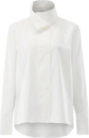 van Laack Tipca Blouse - Dames - Overhemden - Wit - 2XL - Katoen - Overhemden