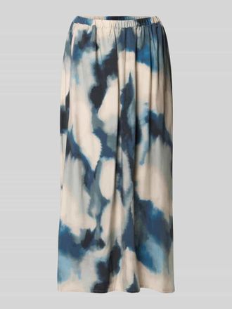 Mbym mbyM Midirock aus Viskose-Mix Modell Aveline in Beige, Gr&ouml;&szlig;e XL