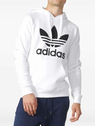 adidas logo-print hoodie - White
