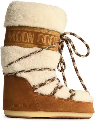 Moon Boot Moon Boot In Beige Shearling
