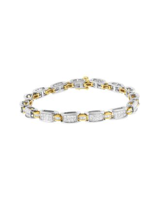 House of Brilliance 14K 3.00 ct. tw. Diamond Link Bracelet