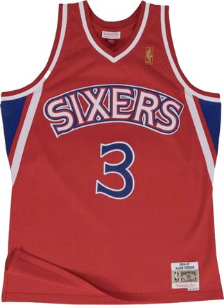 Mitchell & Ness x NBA Canotta 76ers 96 Allen Iverson Swingman Road - Rosso