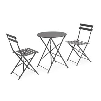 Konte Design Conjunto de bistr&oacute; compuesto por una mesa y 2 sillas