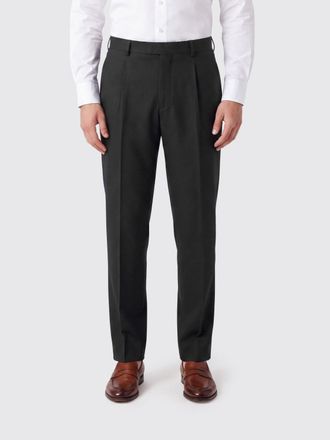 Lardini Pantaloni sartoriali in lana vergine con vestibilit&agrave; slim fit