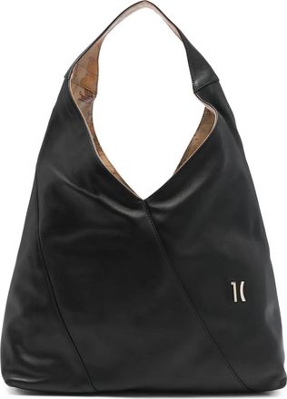 Alviero Martini 1A Classe Borsa tote con inserto in pelle con apertura superiore - NERO