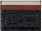 Lanvin Tricolor Leather Card Holder in Black/multicolour at Nordstrom