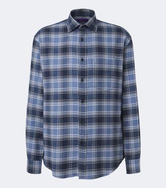 Ralph Lauren Purple Label Checked cotton shirt