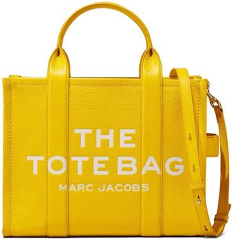 Marc Jacobs Yellow Logo Medium Tote