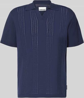 Armedangels Relaxed Fit Poloshirt aus reiner Baumwolle in Marine, Gr&ouml;&szlig;e XXL