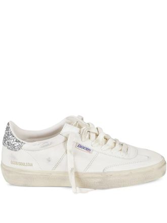 Golden Goose glitter sneakers - White