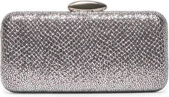 Dolce Vita Metallic Frame Clutch in Silver at Nordstrom