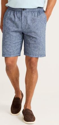 Tommy Bahama Riviera Short Linen Blend Shorts in Ocean Deep at Nordstrom, Size Xxx-Large