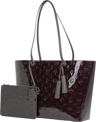 Louis Vuitton Amarante Monogram Vernis Pouch Shoulder Bag Tote Bag (Pre-Owned)