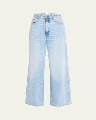 GANNI♡ ブルーコットンのジーンズ GANNI(ガニー) / Blue Basic Denim Jeans/ボトム/32/コットン