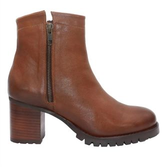 Eric Michael Womens Jocelyn Ankle Bootie In Cognac