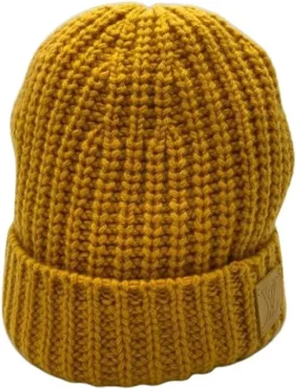 Louis Vuitton Pre-owned Accessories, female, Yellow, Size: ONE SIZE Pre-owned Vintage Knit Hat