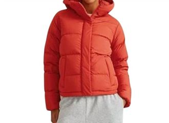 Eddie Bauer Ketchum 650 Fp Down Hoodie Jacket In Orange