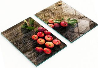 OEM Taglieri Da Cucina In Vetro Con Grafica Apple Sul Tavolo 2x40x52 Cm