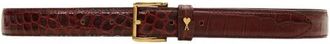 Ami Paris Paris Riem 25 mm - Dames - Riemen - Bruin - 95 CM - Leer - Accessoires