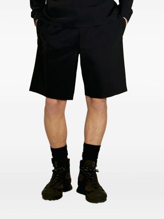 GR10K elastic-waistband shorts - Black