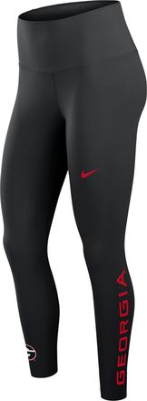Nike Georgia Zenvy Nike Womens Dri-FIT College High Rise 7/8 Leggings in Black | 02OV00AGBN-Y05