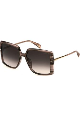 Police Womens SPLL96 56 560836 Sunglasses - Brown - One Size