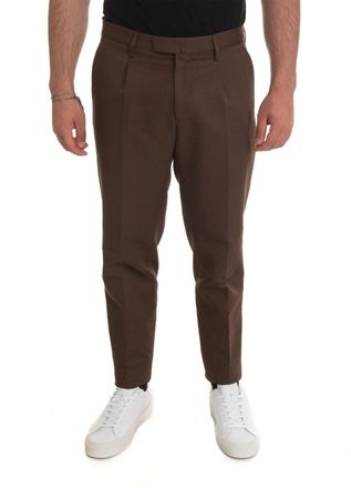 Hindustrie Pantalone modello chino Marrone Hindustrie Uomo