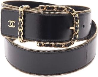 Chanel Pre-owned Vintage Standard Belt - unisex - Chanel Vintage - Vintage Belts - Black - ONE SIZE - Pre-owned