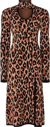 Temperley London Adonis knitted dress - Brown