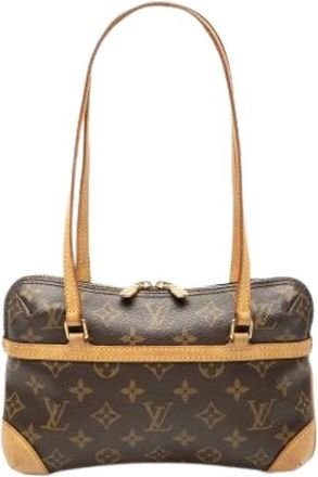 Louis Vuitton Pre-owned Mini Coussin Schoudertas - Dames - Vintage Schoudertas - Bruin - ONE Size - Leer - Vintage