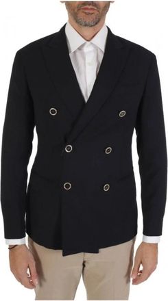 Emporio Armani City Line Blazer - Heren - Blazers - Blauw - M - Wol - Jassen