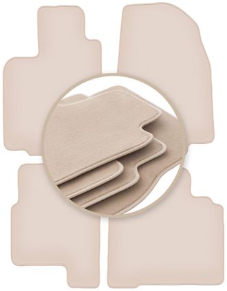 OEM Alfombrillas Beige Premium Para Mazda Cx-9 I Suv 2006-2015